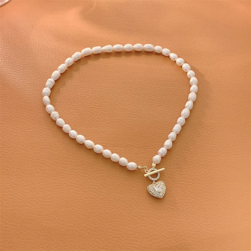 Andaozi Pearl Necklaces Women's-3