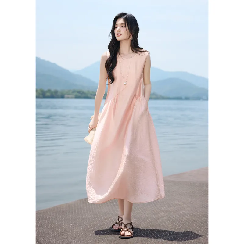 XWI Sleeveless Dresses Women's Pink-5