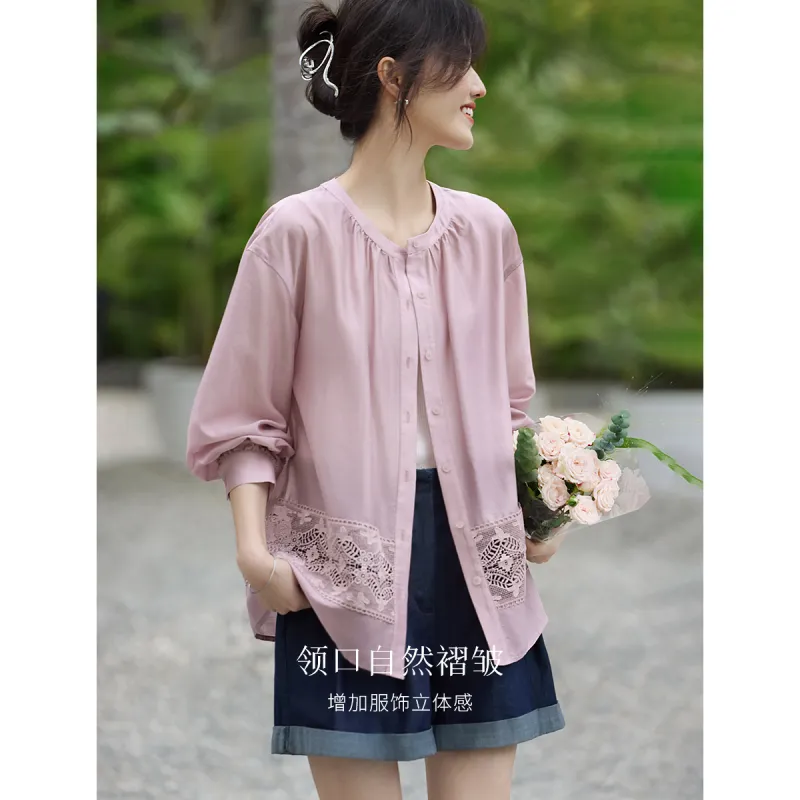 XWI Shirt Women's Cameo Brown Smoke Pink-5