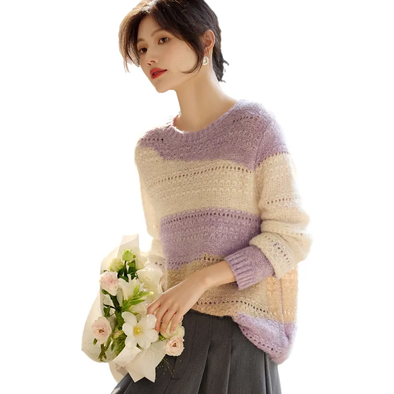 XWI Knitwear Women's Taro Paste Purple-2