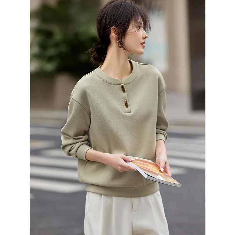 XWI Sweatshirt Women's Mint Gray Green-5