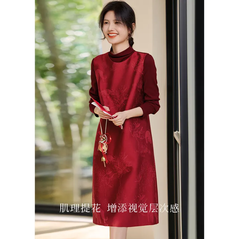 XWI Sleeveless Dress Women's China Red-3