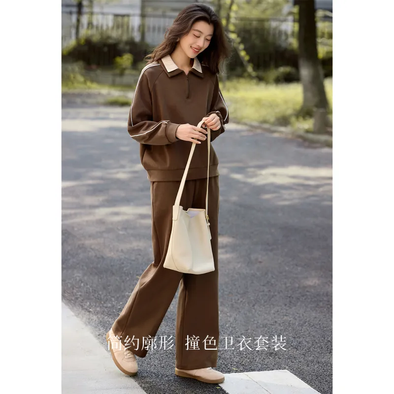 XWI Casual Suits Women's Coffee-3