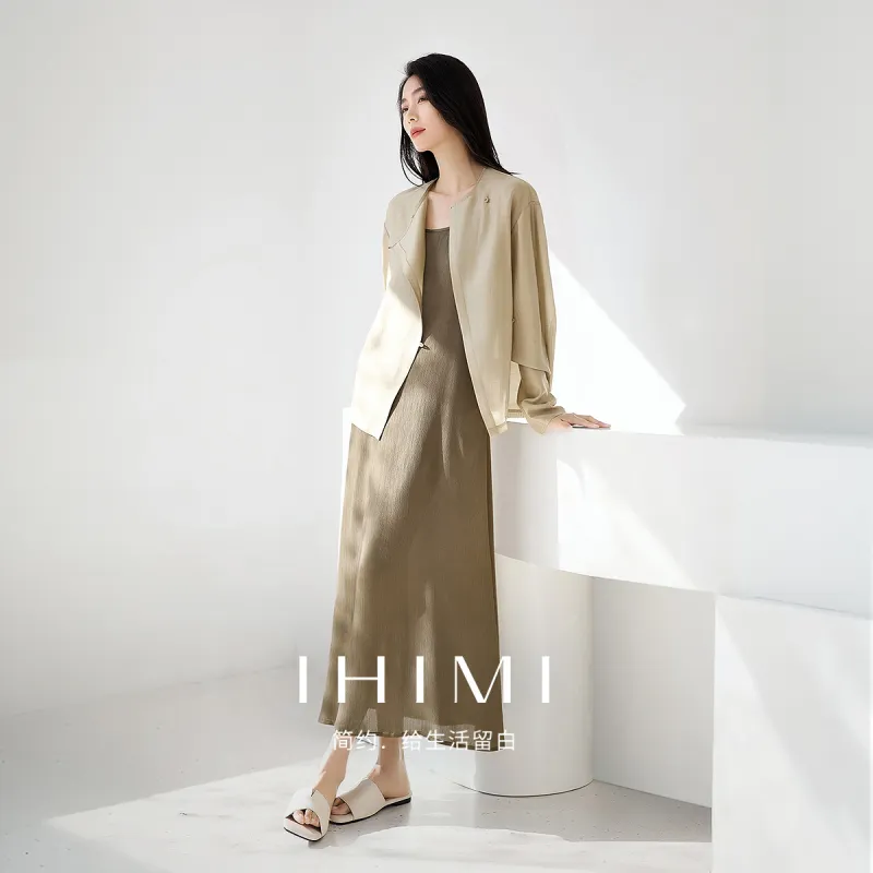 IHIMI Shirts Women's Honey Tea Brown-3