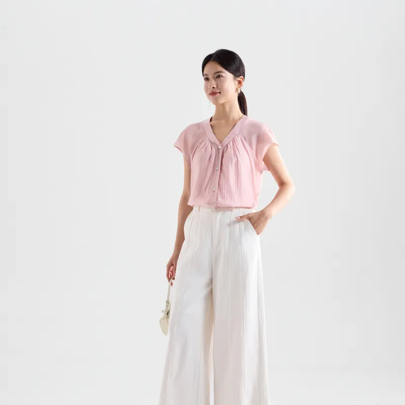 IHIMI Shirts Women's Light Pink-2