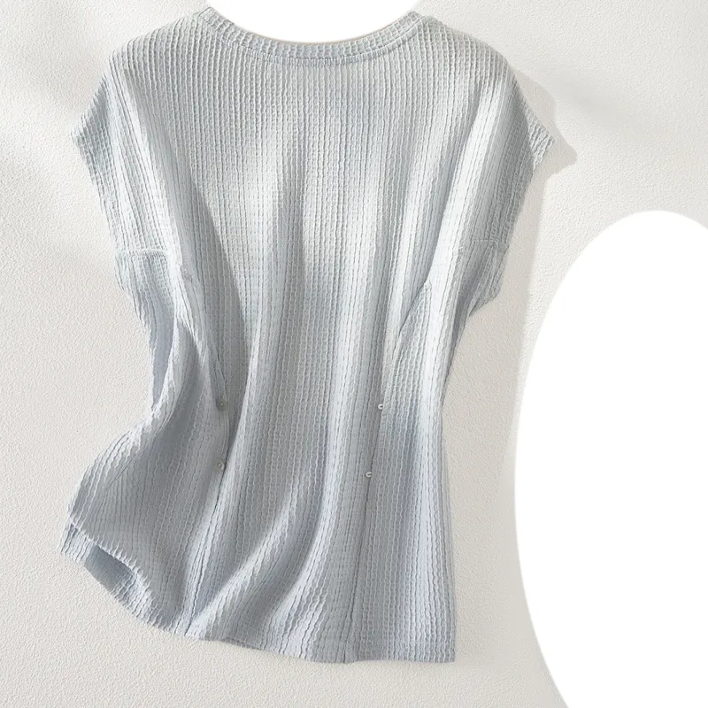 IHIMI Regular T Shirt Women's Light Blue-5