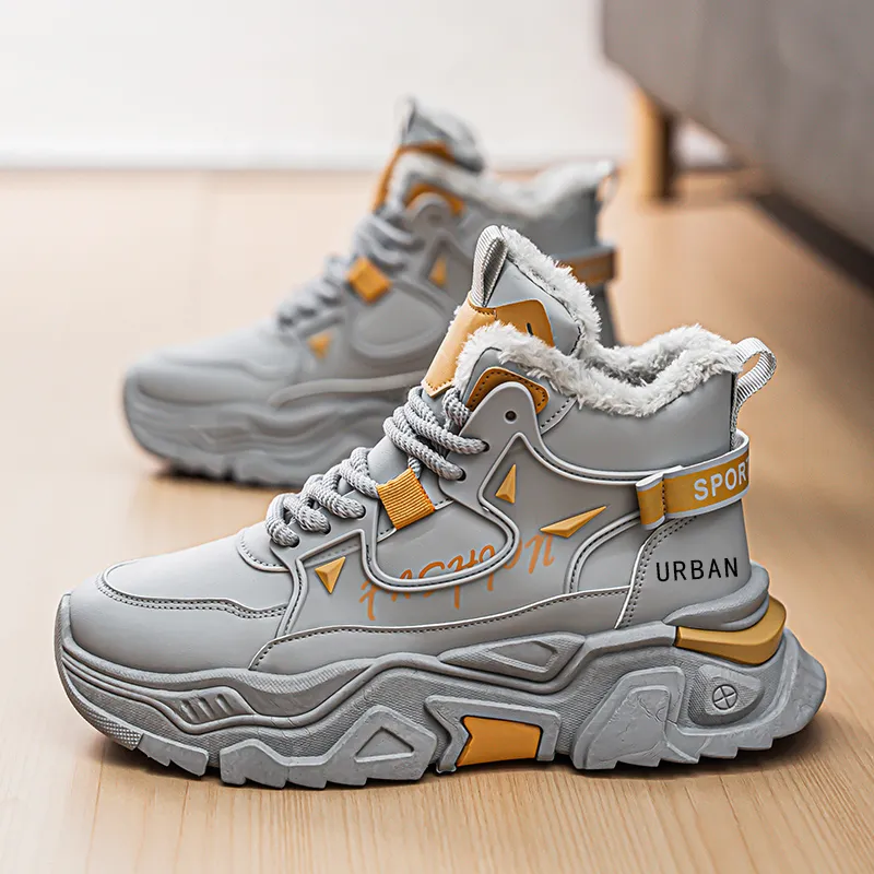 URBAN AUTHENTIC Abrasion Resistant Lightweight Waterproof Slip Resistant Mid Top Chunky Sneakers Men's-2