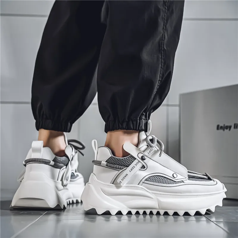 URBAN AUTHENTIC Slip Resistant, Abrasion Resistant, Breathable Low Top Chunky Sneakers Men's-13