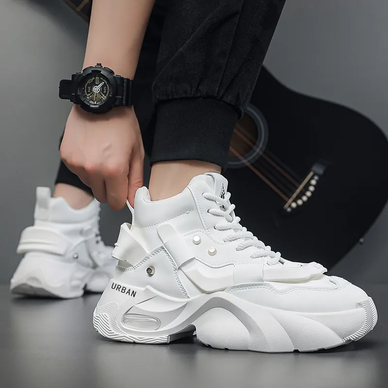 URBAN AUTHENTIC Anti Slip Wear Resistant High Top Chunky Sneakers Men's-11