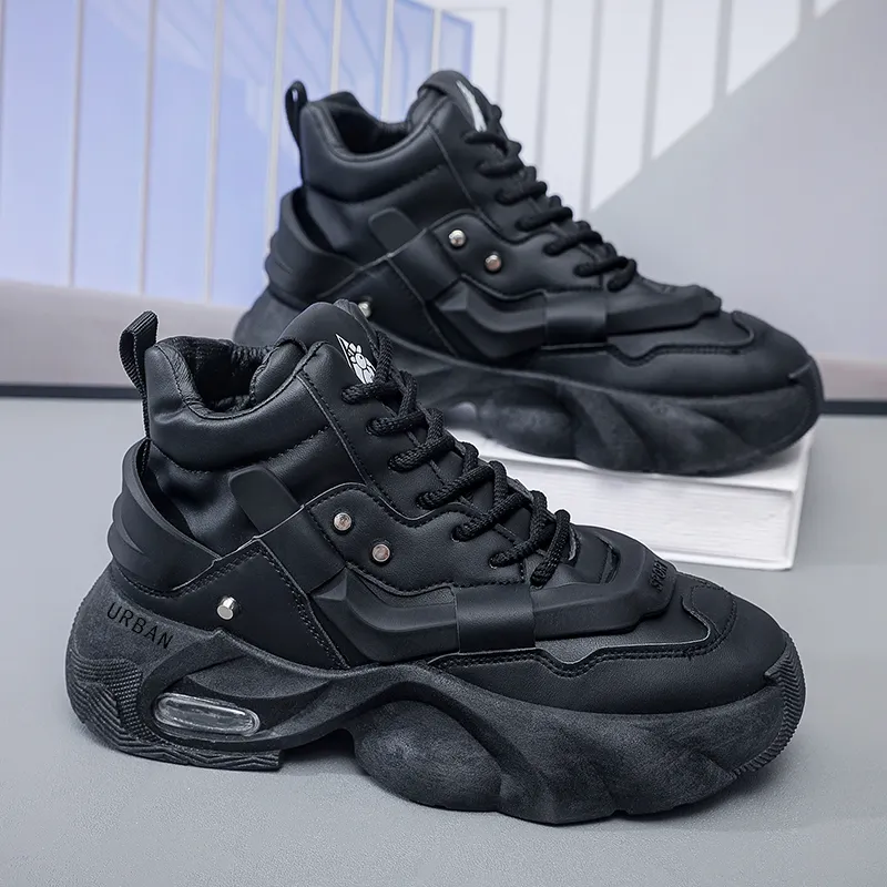 URBAN AUTHENTIC Anti Slip Wear Resistant High Top Chunky Sneakers Men's-5