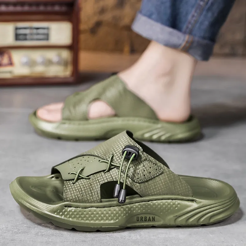 URBAN AUTHENTIC Quiet Slide Slippers Men's-4
