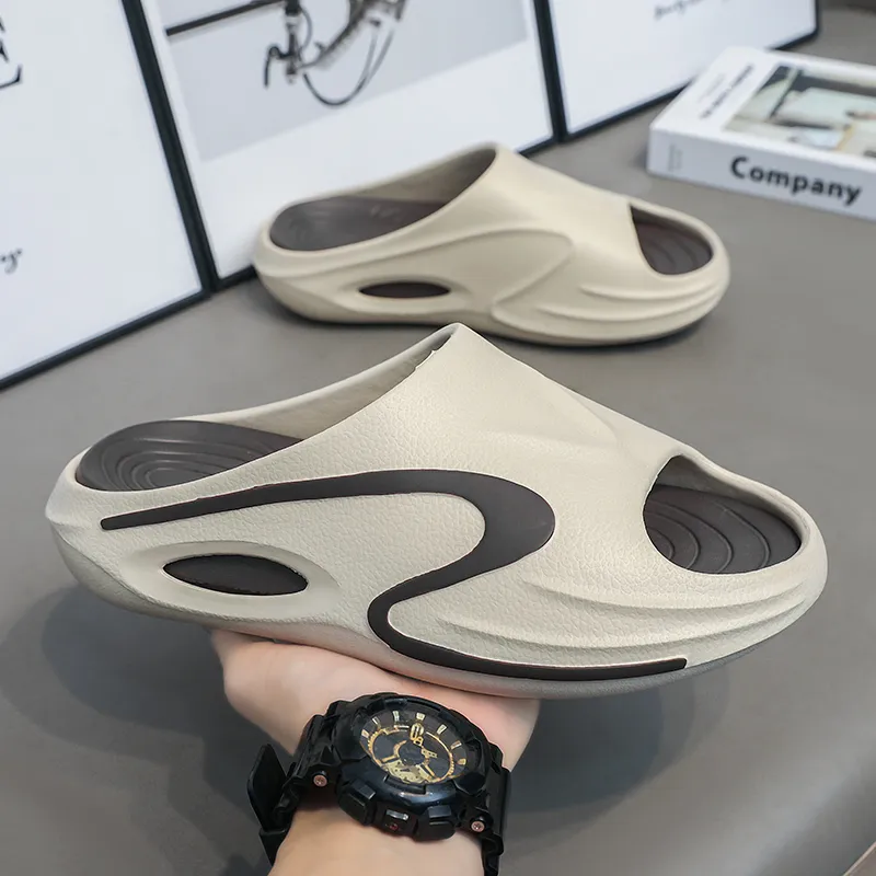 PALATIAL Slip Resistant Cushioning Slide Slippers Men's-19