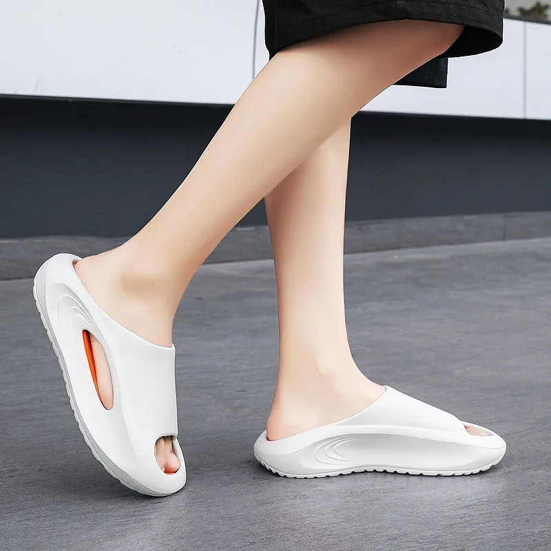 PALATIAL Slip Resistant Odor Resistant Cushioning Slide Slippers Unisex-35