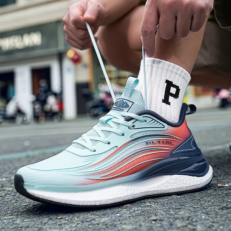 PALATIAL Feifeng Low Top Lightweight Comfortable Cushioning Slip Resistant Support Impact Resistant Running Shoes Men's-11