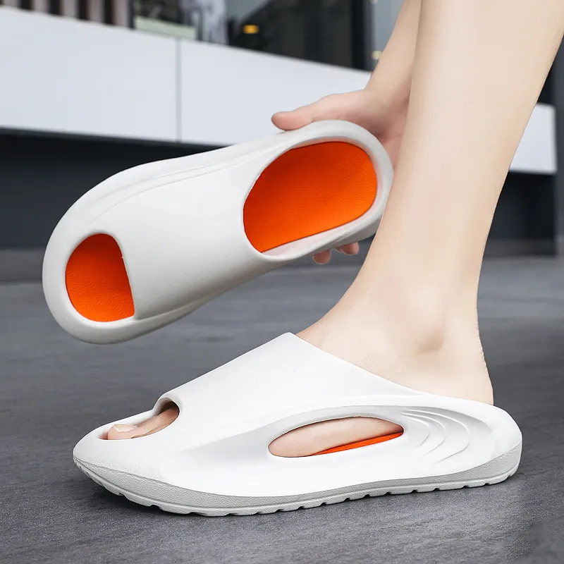 PALATIAL Slip Resistant Odor Resistant Cushioning Slide Slippers Unisex-32