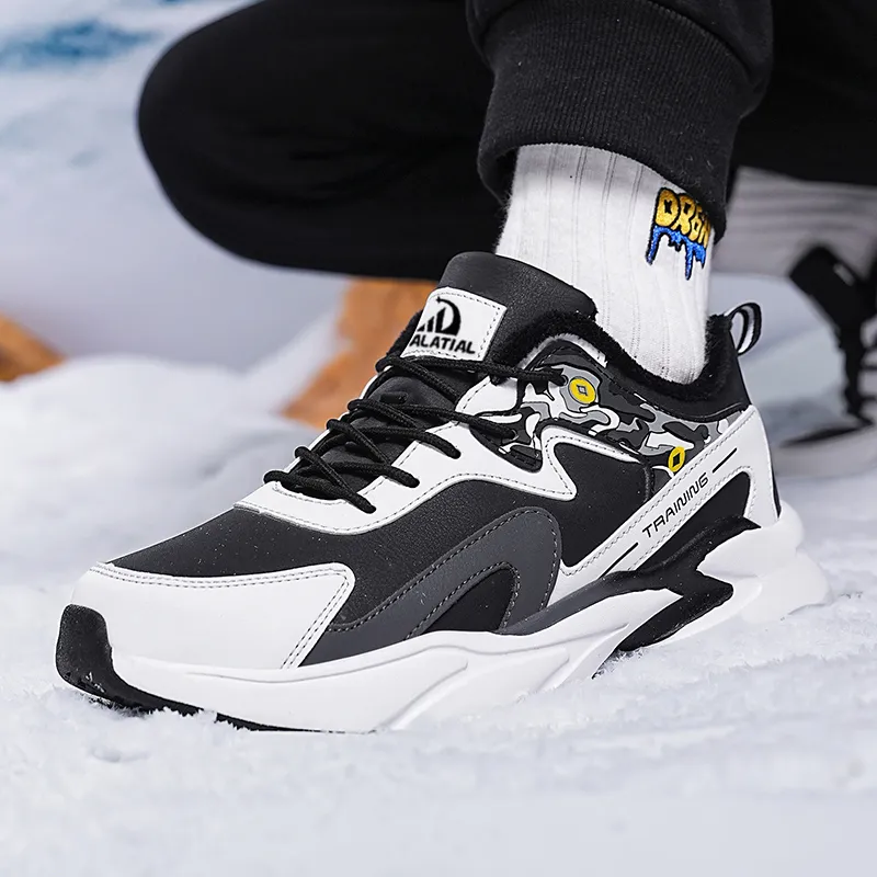 PALATIAL Cushioned Slip Resistant Abrasion Resistant Low Top Chunky Sneakers Men's-45