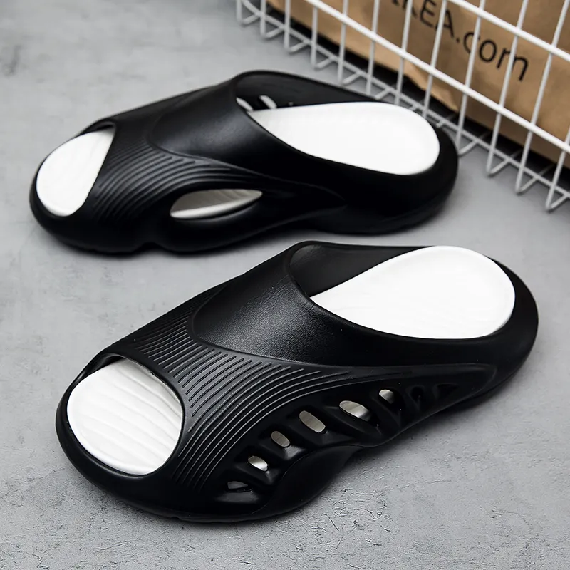 PALATIAL Slip Resistant Odor Resistant Cushioning Slide Slippers Men's-3
