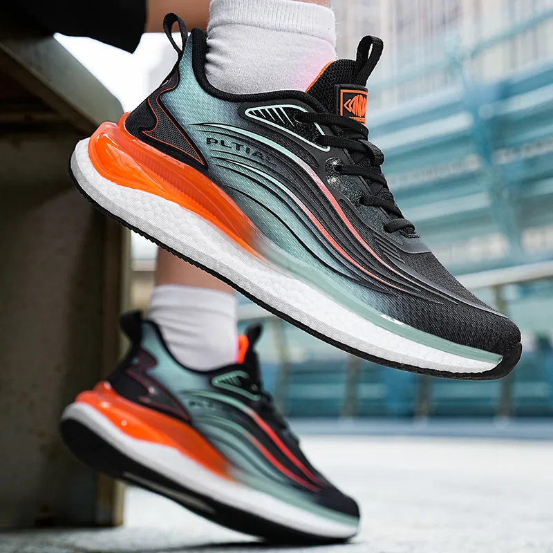 PALATIAL Feifeng Low Top Lightweight Comfortable Cushioning Slip Resistant Support Impact Resistant Running Shoes Men's-4