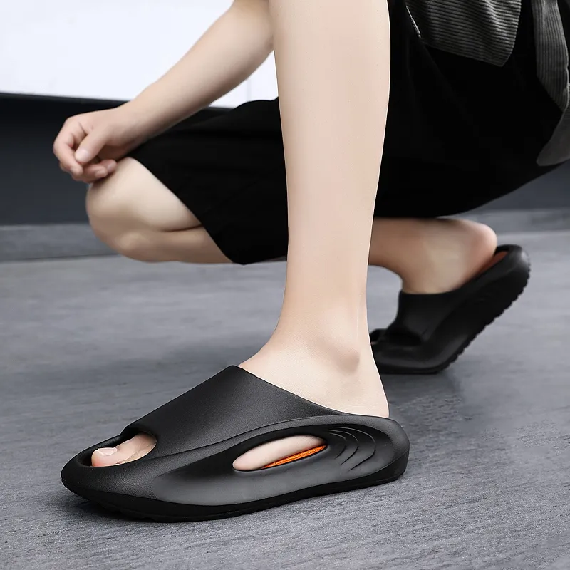 PALATIAL Slip Resistant Odor Resistant Cushioning Slide Slippers Unisex-17