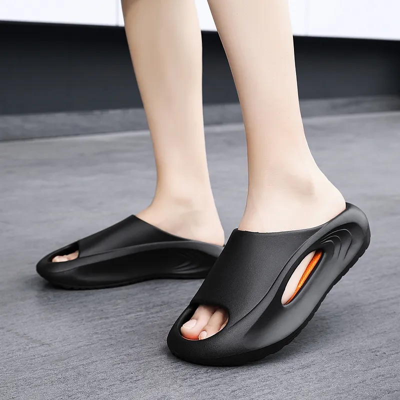 PALATIAL Slip Resistant Odor Resistant Cushioning Slide Slippers Unisex-16