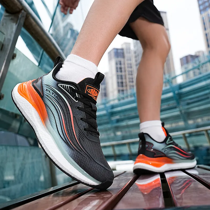 PALATIAL Feifeng Low Top Lightweight Comfortable Cushioning Slip Resistant Support Impact Resistant Running Shoes Men's-2
