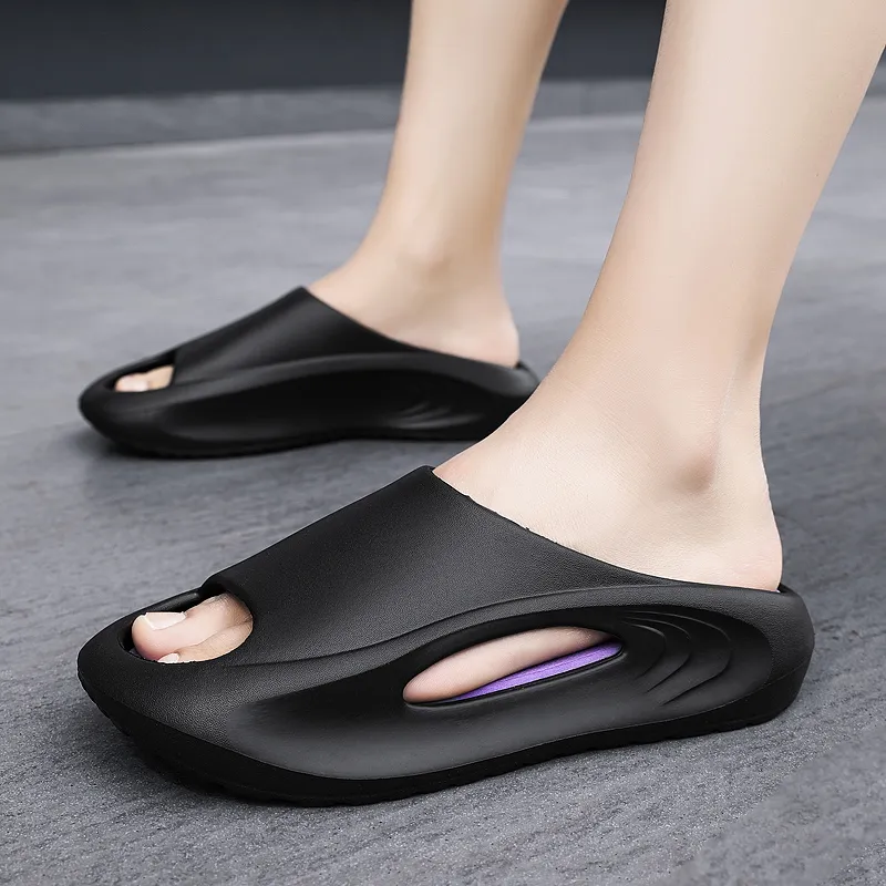 PALATIAL Slip Resistant Odor Resistant Cushioning Slide Slippers Unisex-9
