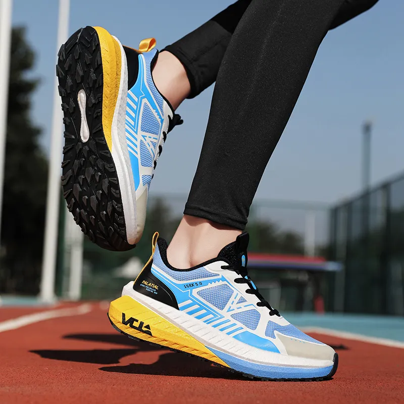 PALATIAL Low Top Light Outdoor Abrasion Resistant Soft Rebound Running Shoes Unisex-4