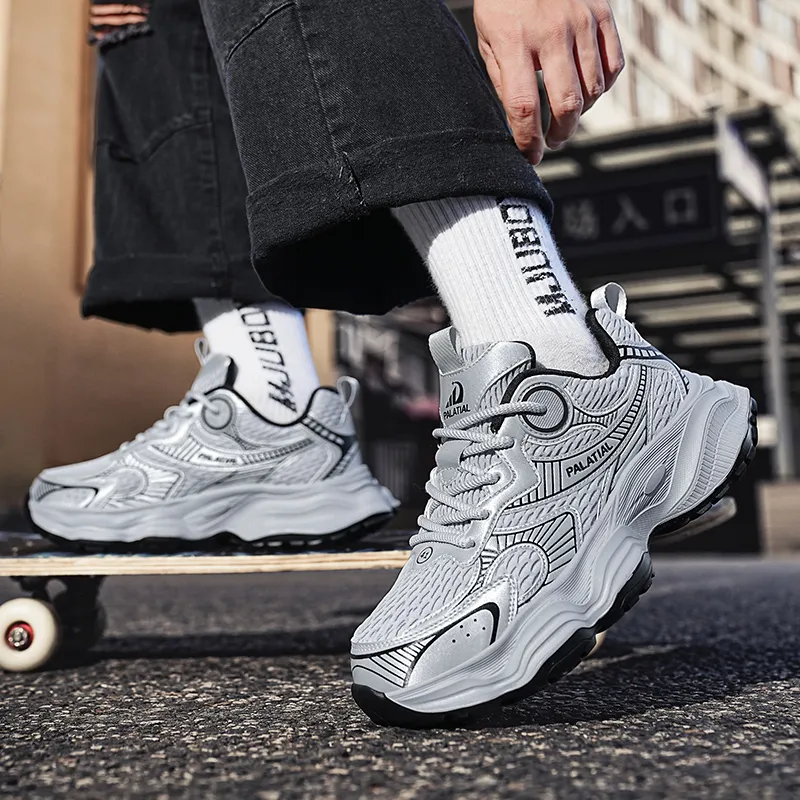 PALATIAL Trendy Casual Vintage Classic Warm Thickened Shoes Platform Comfortable Commute Low Top Chunky Sneakers Unisex-4