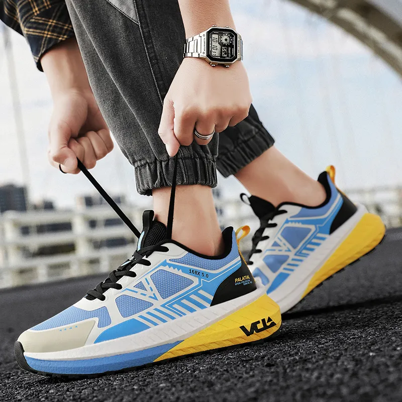 PALATIAL Low Top Light Outdoor Abrasion Resistant Soft Rebound Running Shoes Unisex-6