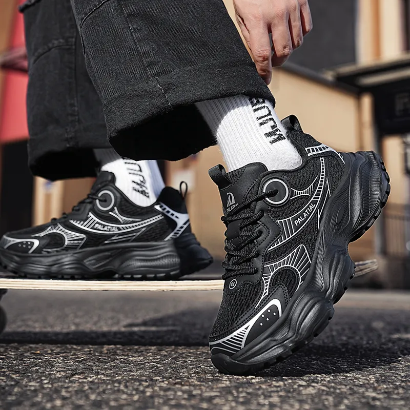 PALATIAL Trendy Casual Vintage Classic Warm Thickened Shoes Platform Comfortable Commute Low Top Chunky Sneakers Unisex-13