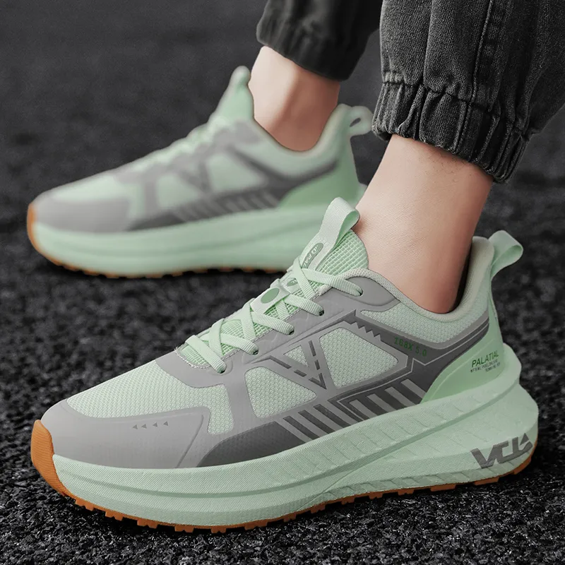 PALATIAL Low Top Light Outdoor Abrasion Resistant Soft Rebound Running Shoes Unisex-12