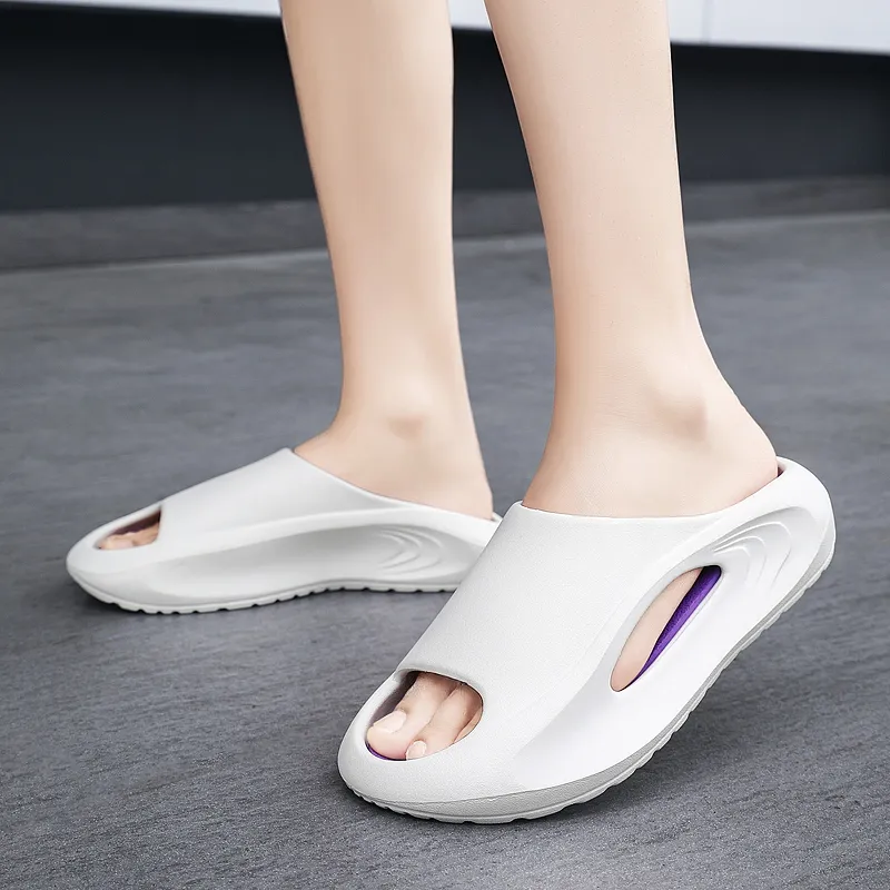 PALATIAL Slip Resistant Odor Resistant Cushioning Slide Slippers Unisex-22