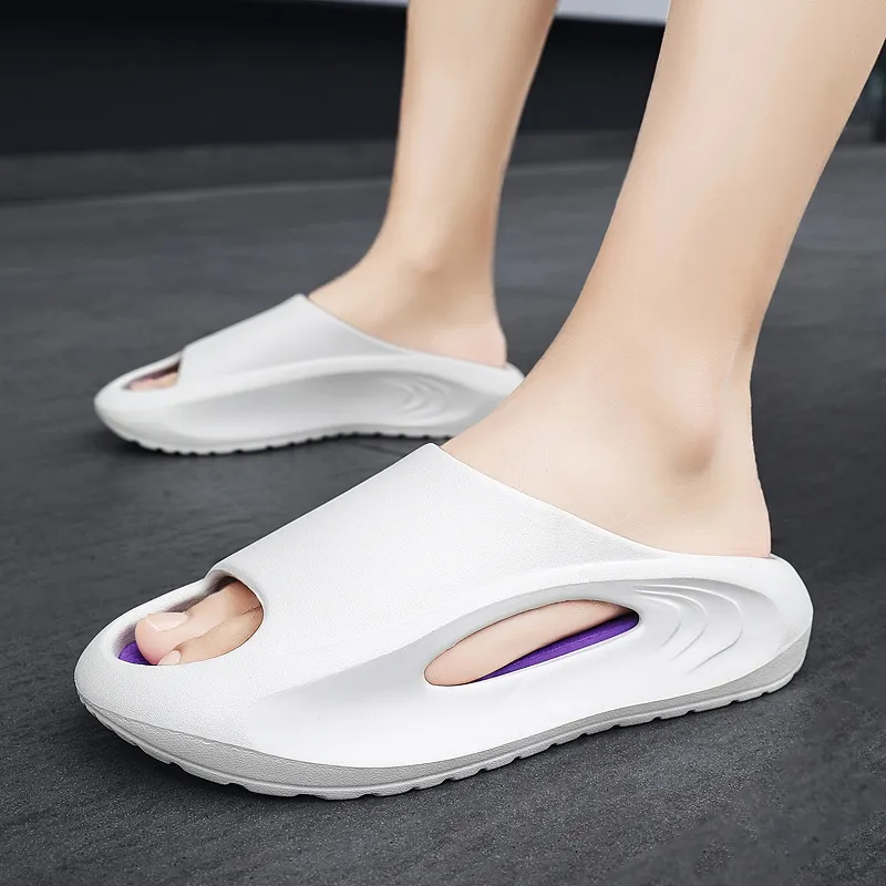 PALATIAL Slip Resistant Odor Resistant Cushioning Slide Slippers Unisex-21