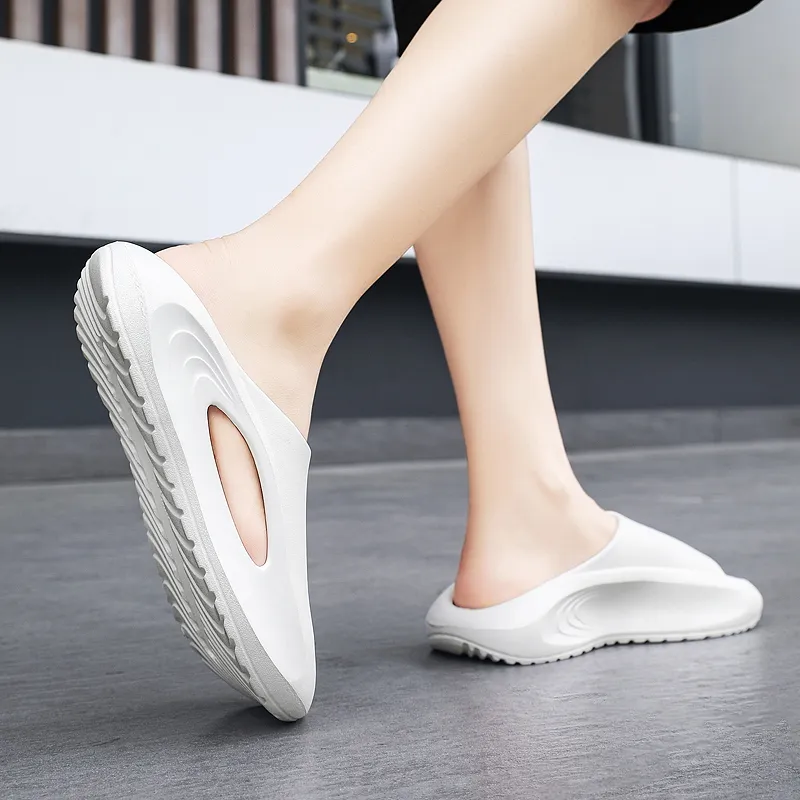 PALATIAL Slip Resistant Odor Resistant Cushioning Slide Slippers Unisex-5