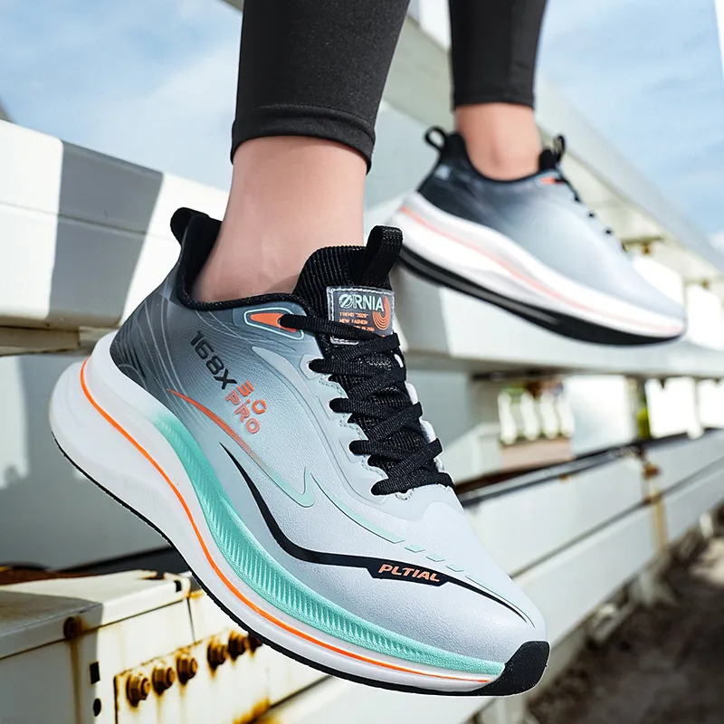 PALATIAL Light Breeze Low Top Antibacterial Rebound Support Slip Resistant Abrasion Resistant Running Shoes Unisex-6