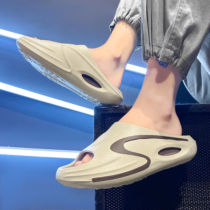 PALATIAL Slip Resistant Cushioning Slide Slippers Men's-23