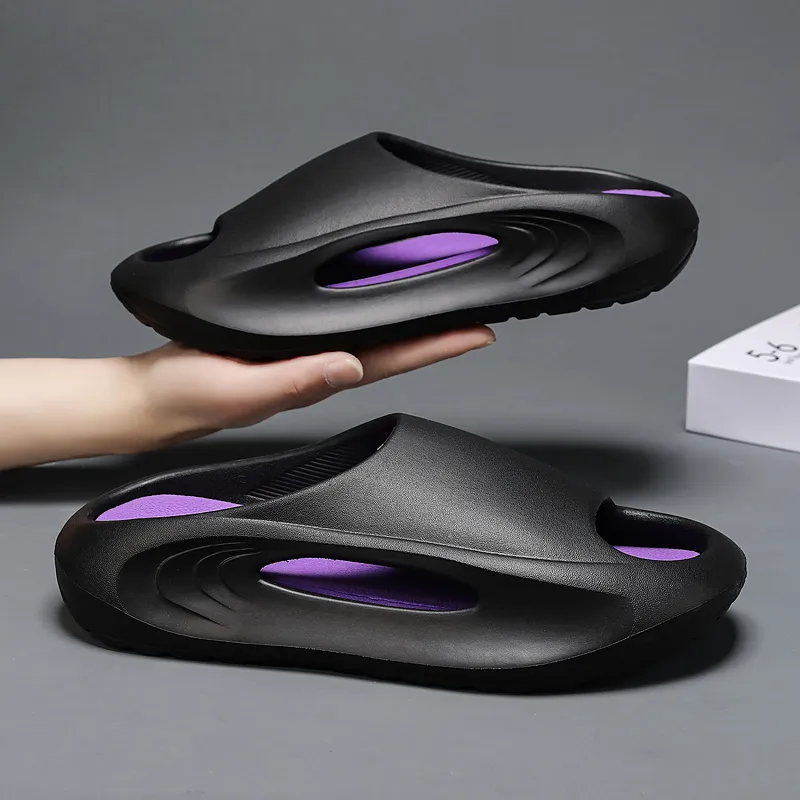 PALATIAL Slip Resistant Odor Resistant Cushioning Slide Slippers Unisex-7
