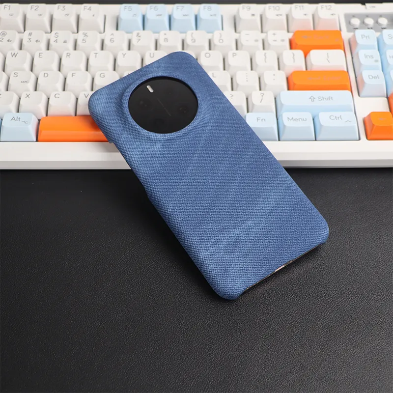 TXBX PC Material Vintage Niche Denim Pattern Phone Case Compatibility Honor Magic 7/Magic 6 Collection-1