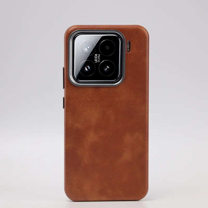 TXBX Leather Material Vintage Inspired Leather Magnetic Business Phone Case Compatibility With Xiaomi 15/14 Collection-5
