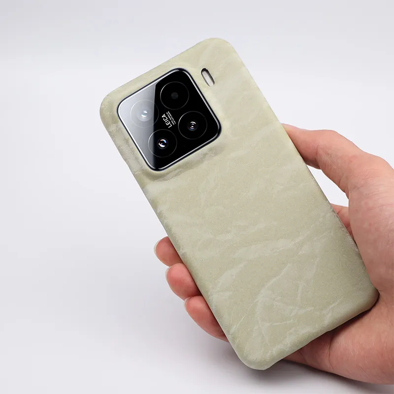 TXBX PC Material Velour Fall And Winter Half Cover Phone Case Compatibility With Xiaomi 15/14 Collection-1