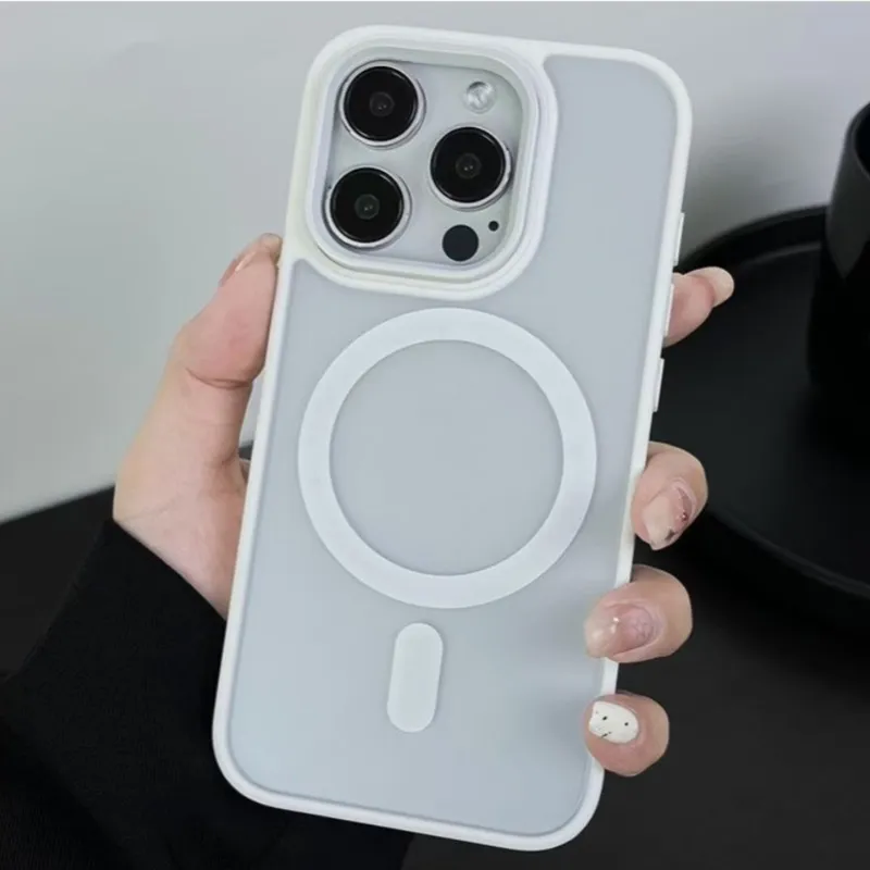 TXBX PC Material Solid Color Skin Matte Impact Resistant Phone Case Compatibility With Apple 13/14/15/16 Collection-5