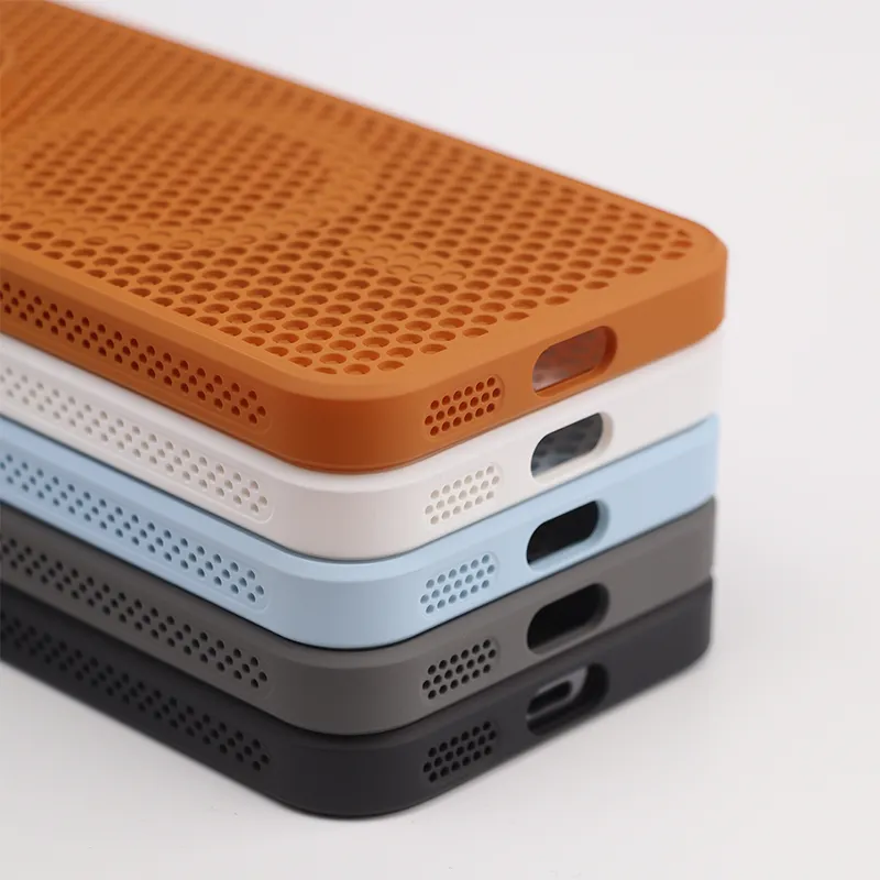 TXBX TPU Material Honeycomb Breathable Heat Dissipation Magnetic Phone Case Compatible With Huawei Pura 70 Collection-5