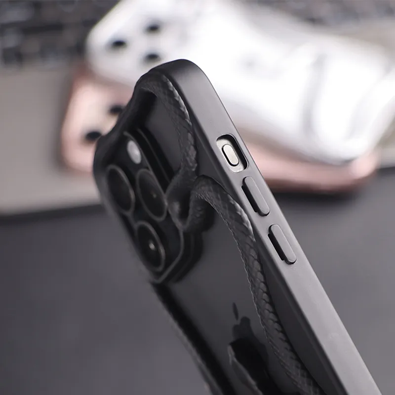 TXBX TPU Material Trendy And Cool Cut Out Matte Snake Phone Case Compatibility With Apple 16/15/14/13/12 Collection-4