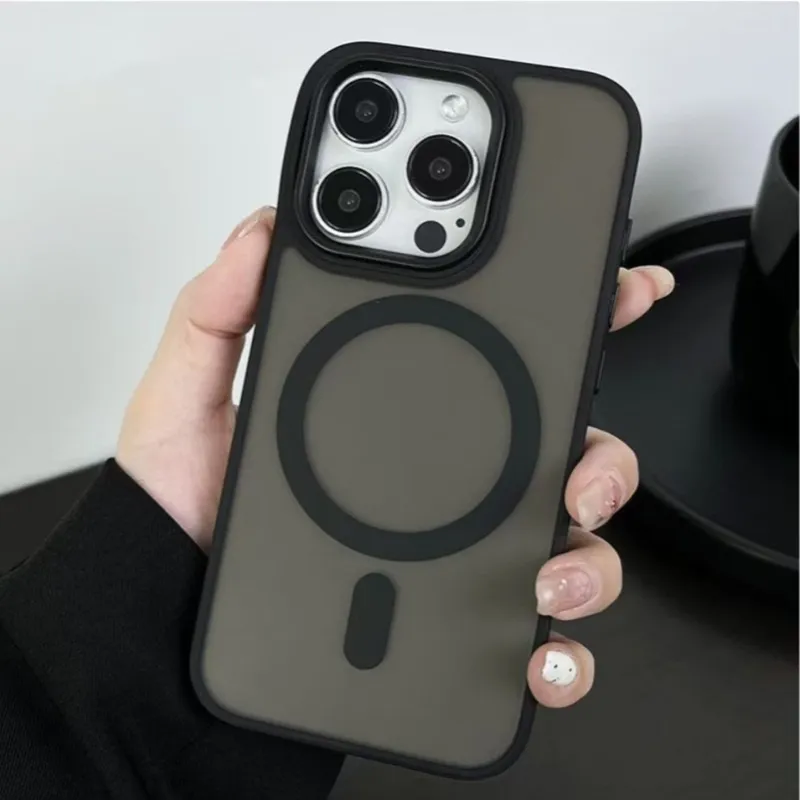 TXBX PC Material Solid Color Skin Matte Impact Resistant Phone Case Compatibility With Apple 13/14/15/16 Collection-3