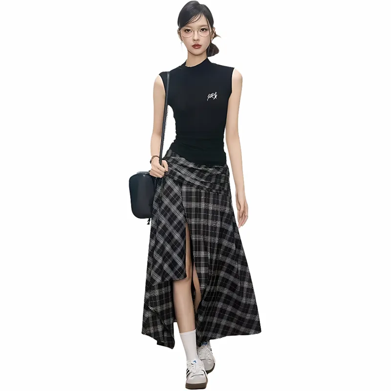 MO VOICE Two Piece Skirt Sets Women's-4