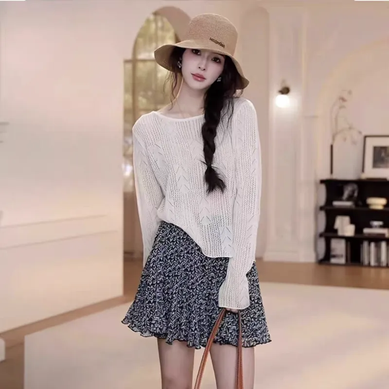 MO VOICE Two Piece Skirt Sets Women's-4