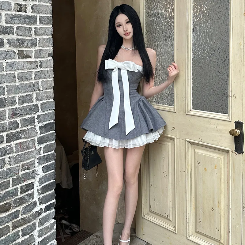 KUNZHUDAXIANG Sleeveless Dress Women's-5