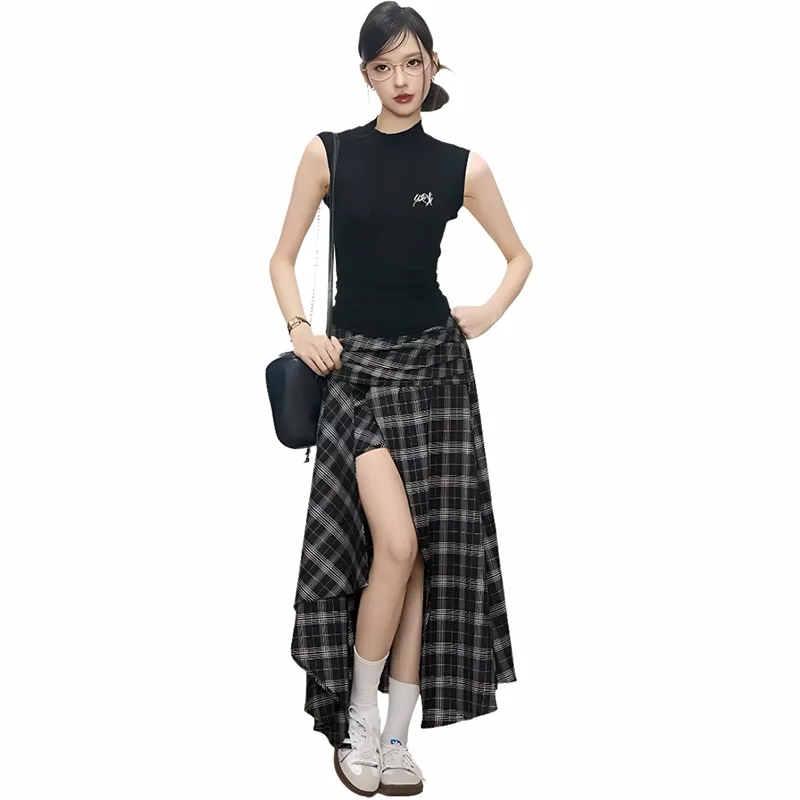 MO VOICE Two Piece Skirt Sets Women's-3