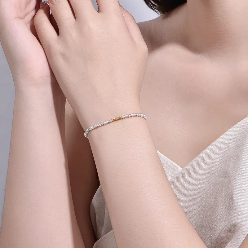 Cuihua Gold Shop S999 Fine Silver Bracelets Women's-2