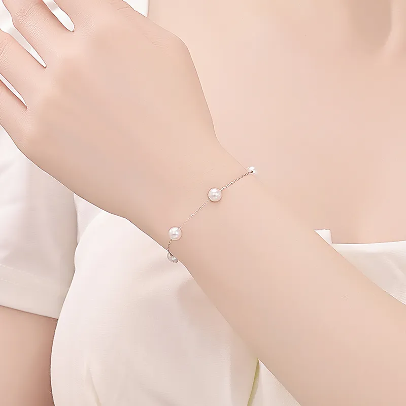 Cuihua Gold Shop Pearl Bracelets Women's-2